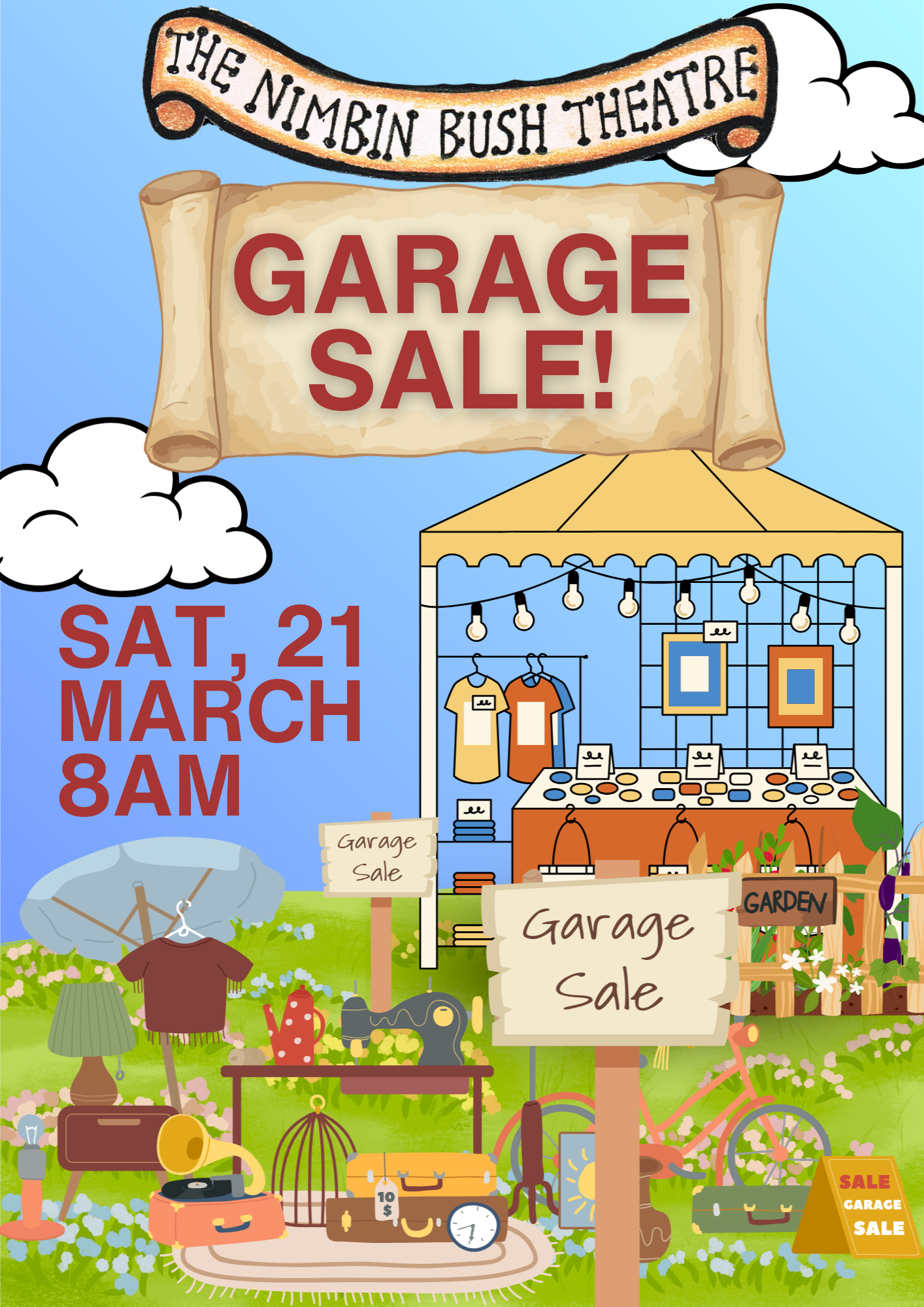 Bush Theatre Garage Sale